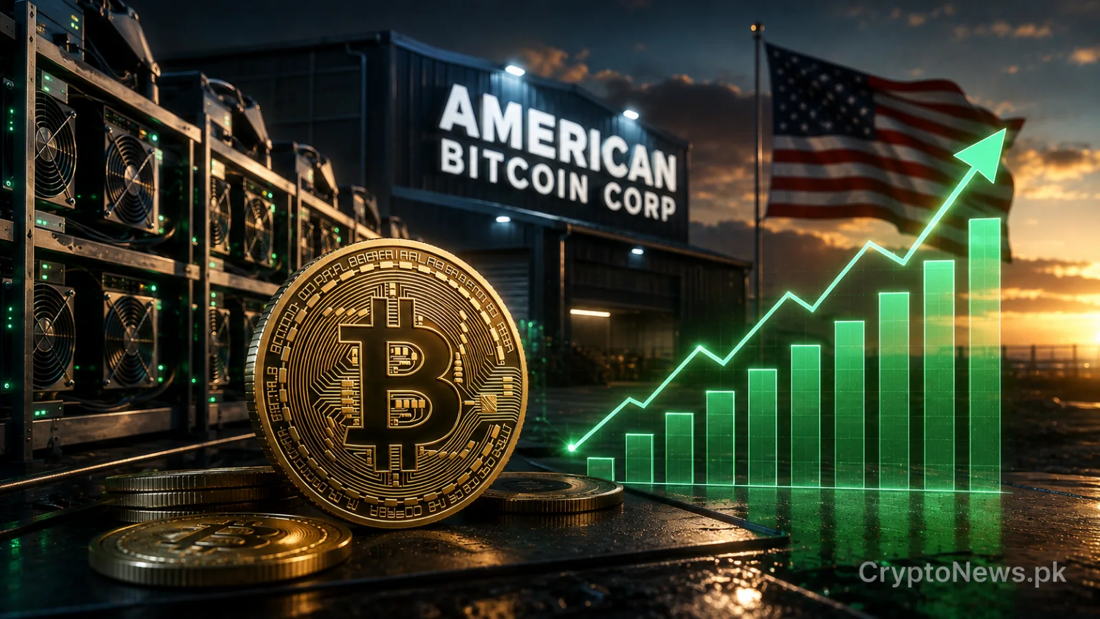 Bitcoin mining operation showing record production growth, stronger revenue, and narrowed quarterly losses.