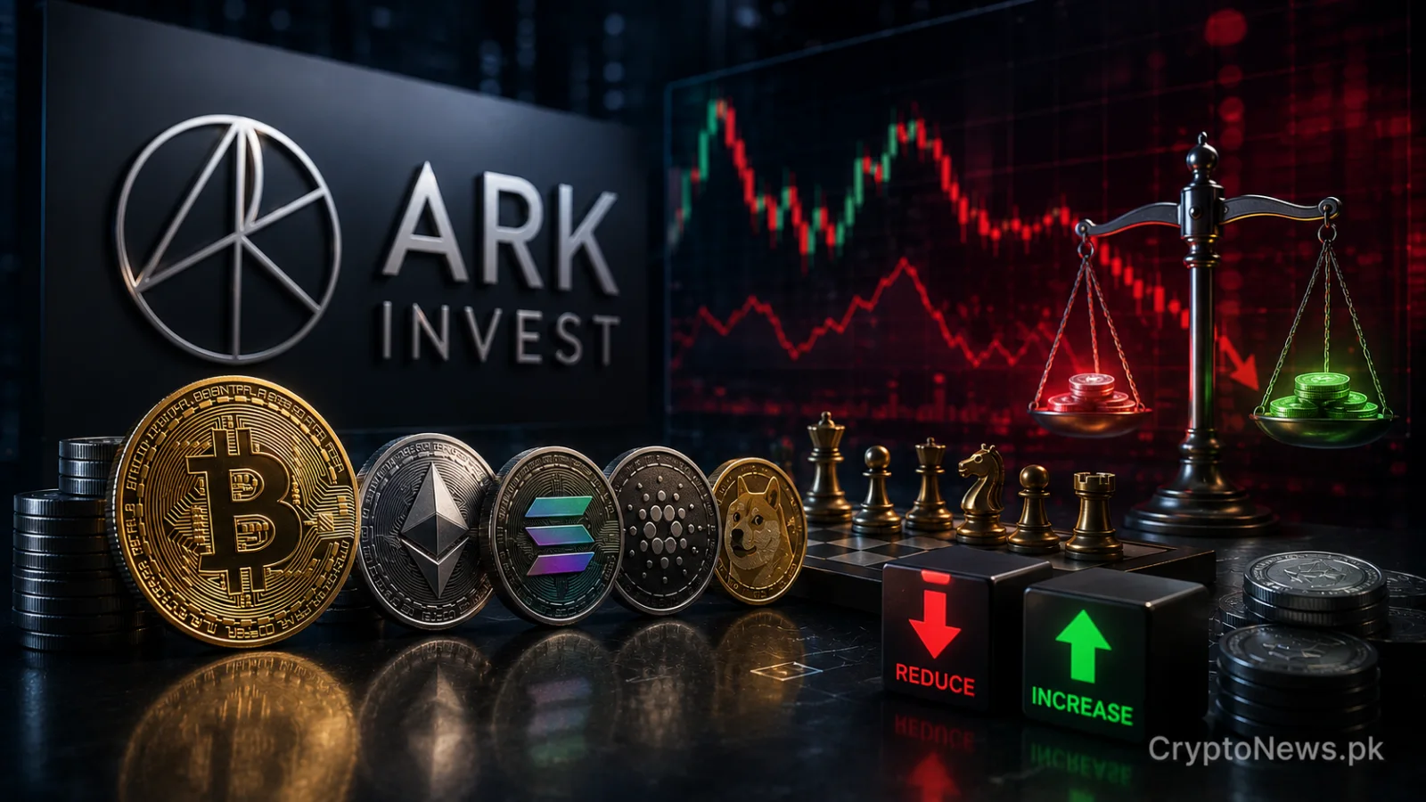 مارکیٹ کے اتار چڑھاؤ کے دوران ARK Invest کی جانب سے بٹ کوائن اور کرپٹو ہولڈنگز کی ری بیلنسنگ