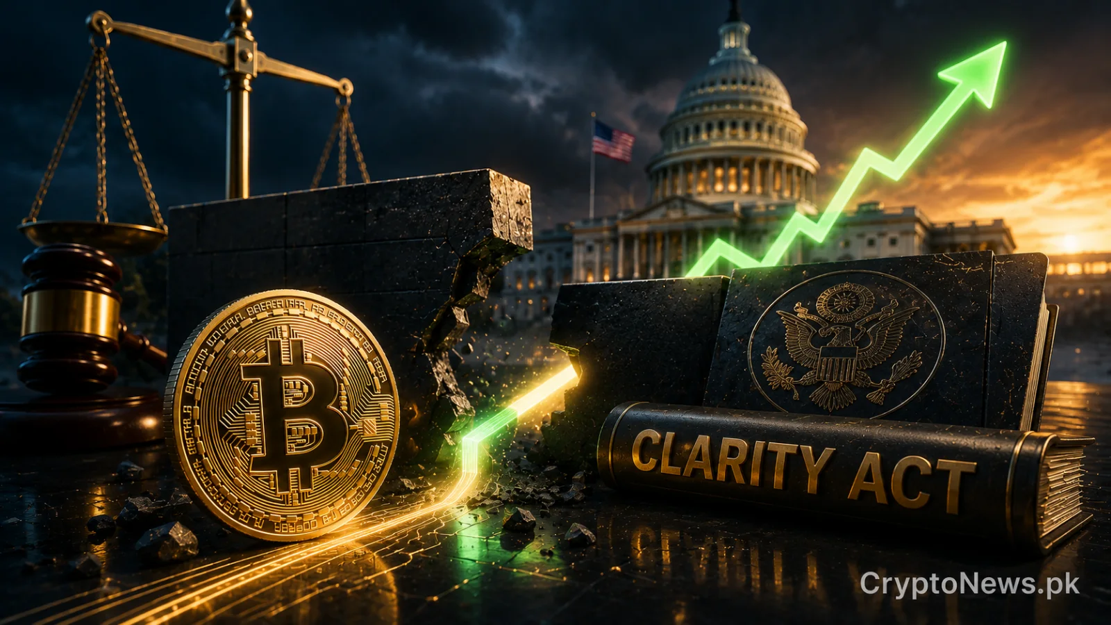 Bitcoin caught between stalled U.S. legislation and tightening SEC and CFTC regulation.