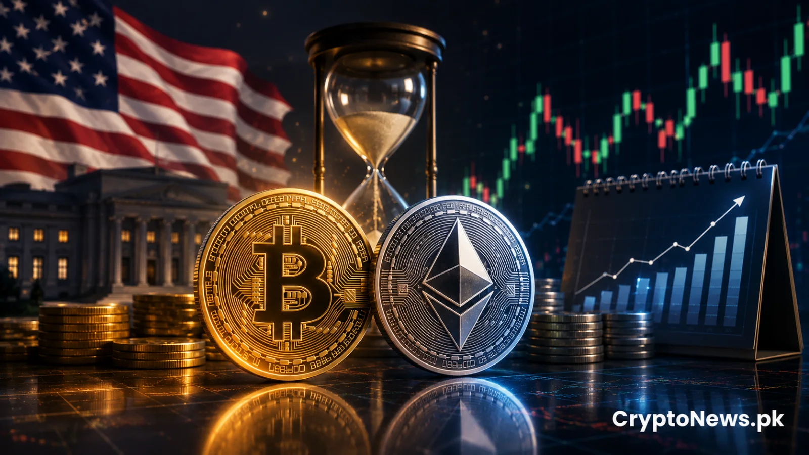 Bitcoin aur Ethereum markets American CPI inflation data ke muntazir hain jabke traders mumkina utaar charhao ke liye tayari kar rahe hain
