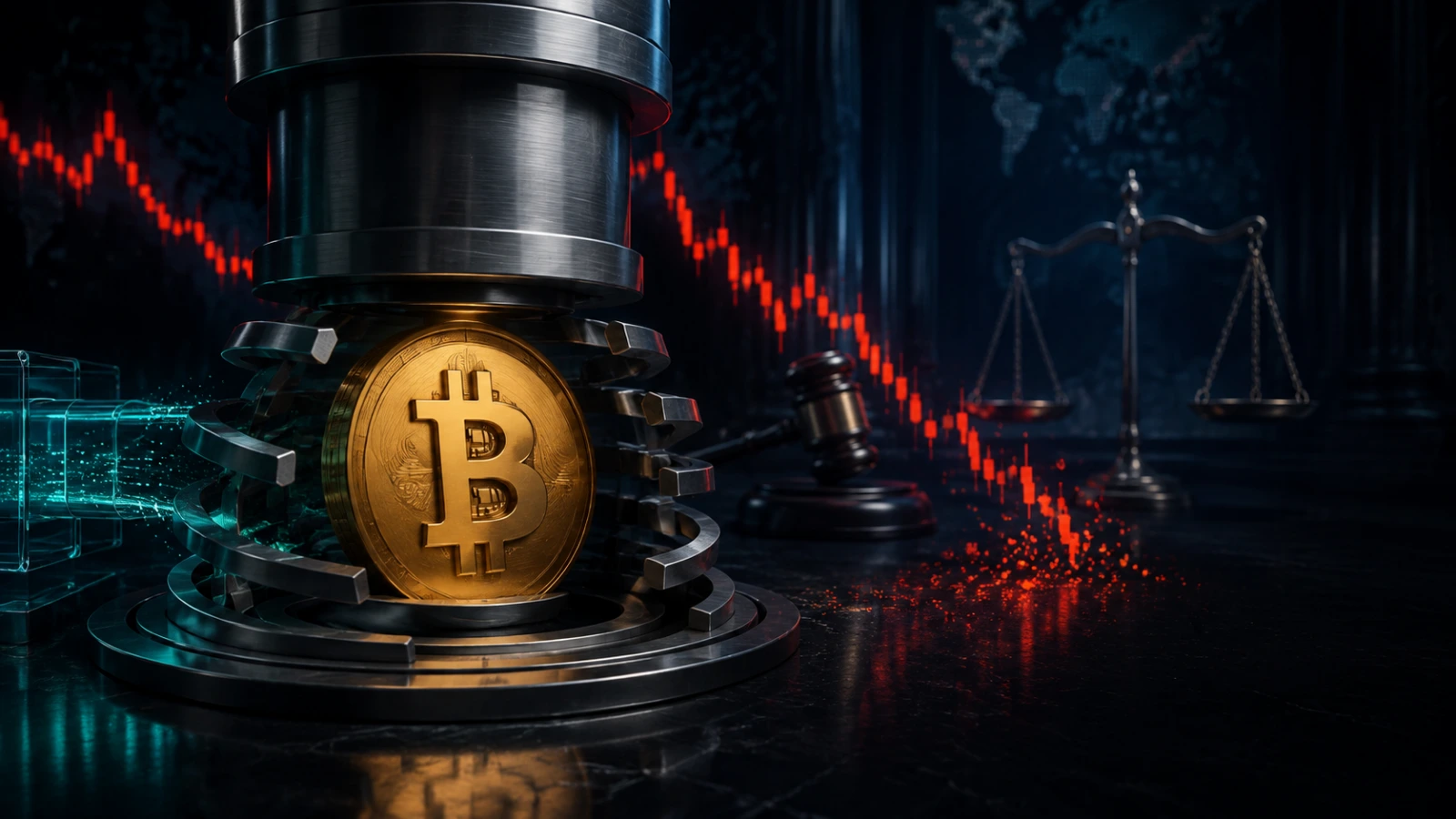 Bitcoin faces selling pressure from weak inflows and tightening global regulatory scrutiny.