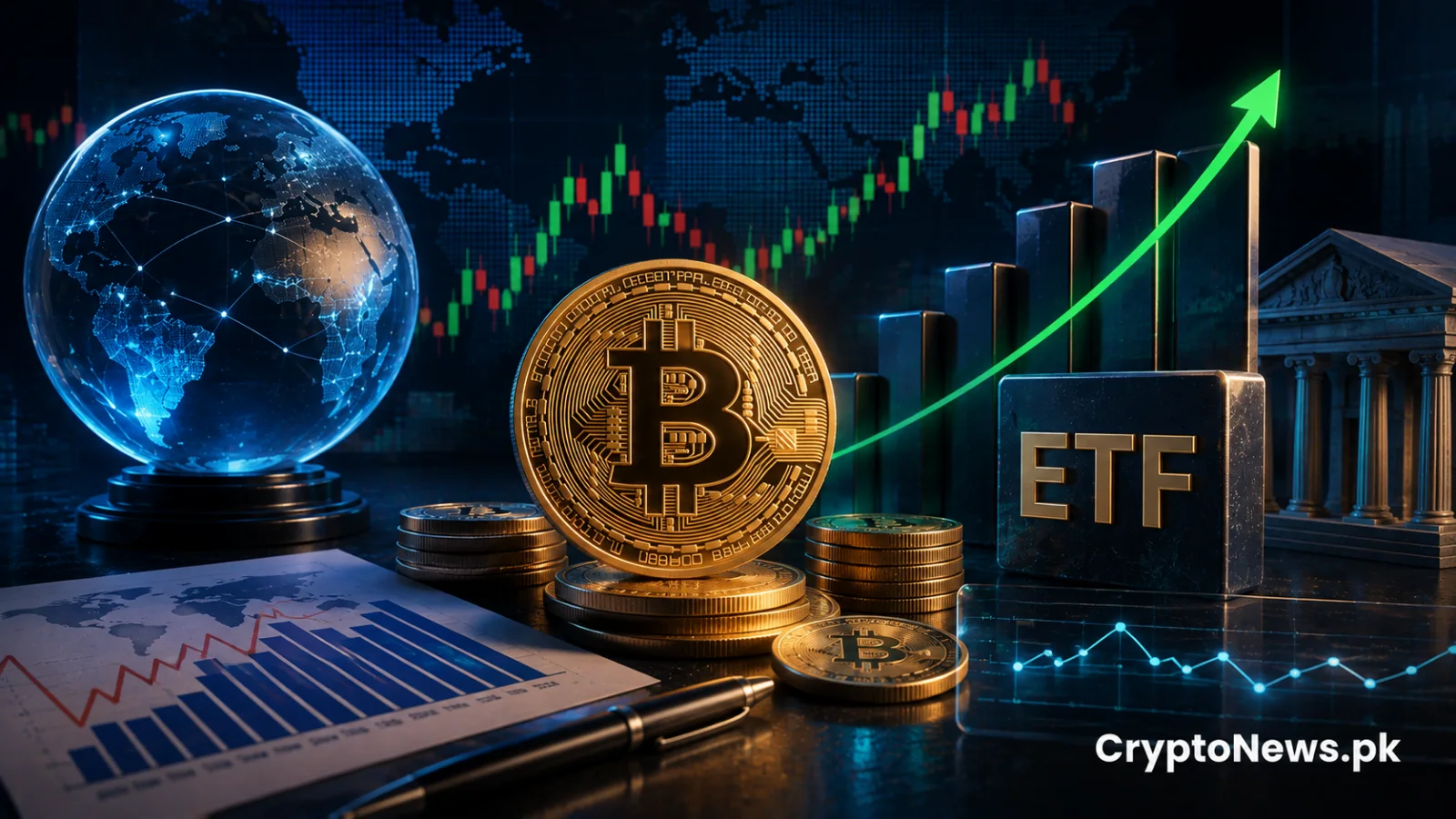عالمی افراط زر کے اعداد و شمار اور ادارہ جاتی ETF آمد کے درمیان بٹ کوائن مستحکم ہے۔