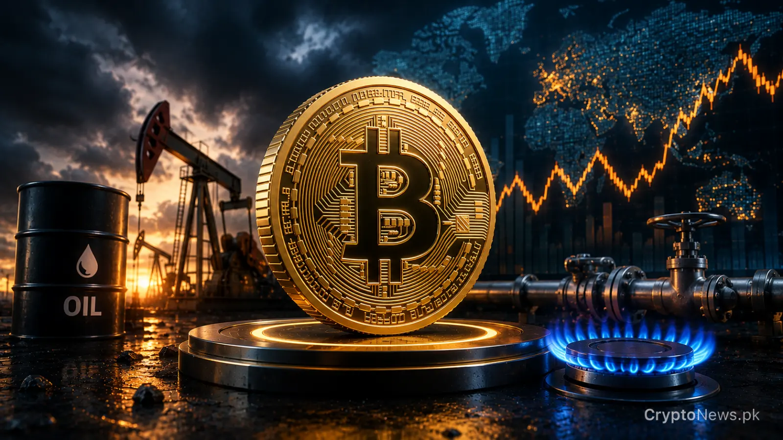 Bitcoin holding steady amid rising oil prices and global energy market volatility