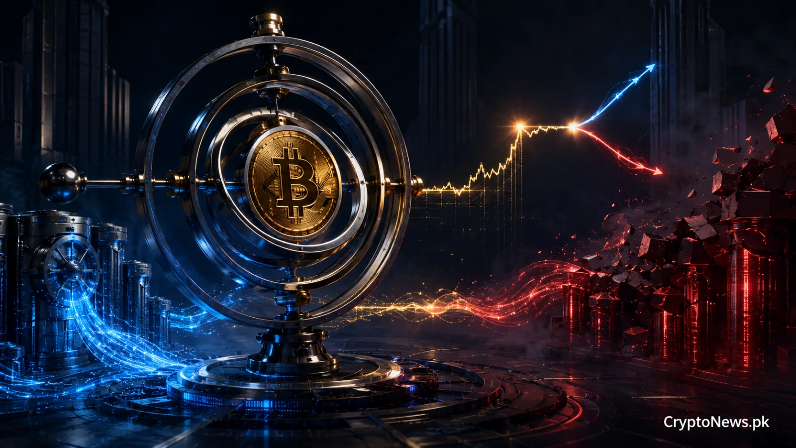 ایک بڑی ریلی کے بعد بٹ کوائن ادارہ جاتی طلب اور نئے معاشی دباؤ کے درمیان توازن قائم کر رہا ہے۔