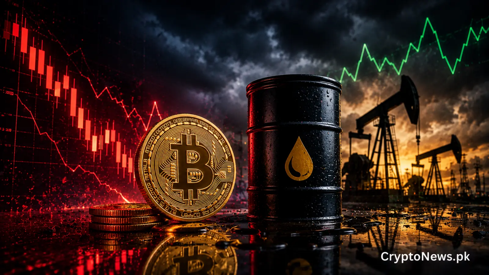 Bitcoin faces heightened volatility as rising oil prices and Middle East tensions pressure global risk markets, while institutional inflows continue to support BTC