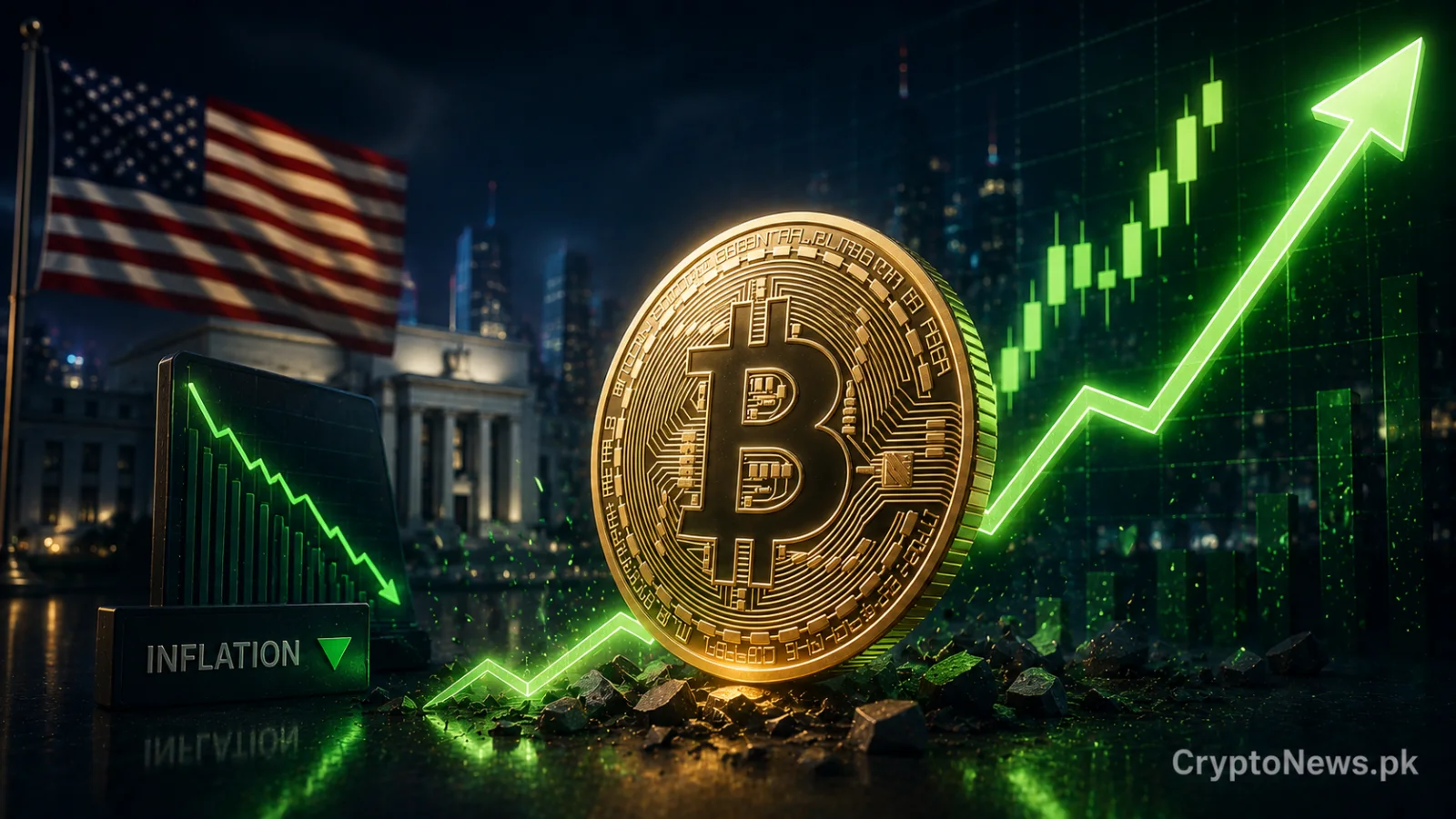 Bitcoin Surges Above $64,000 Following U.S. Inflation Data