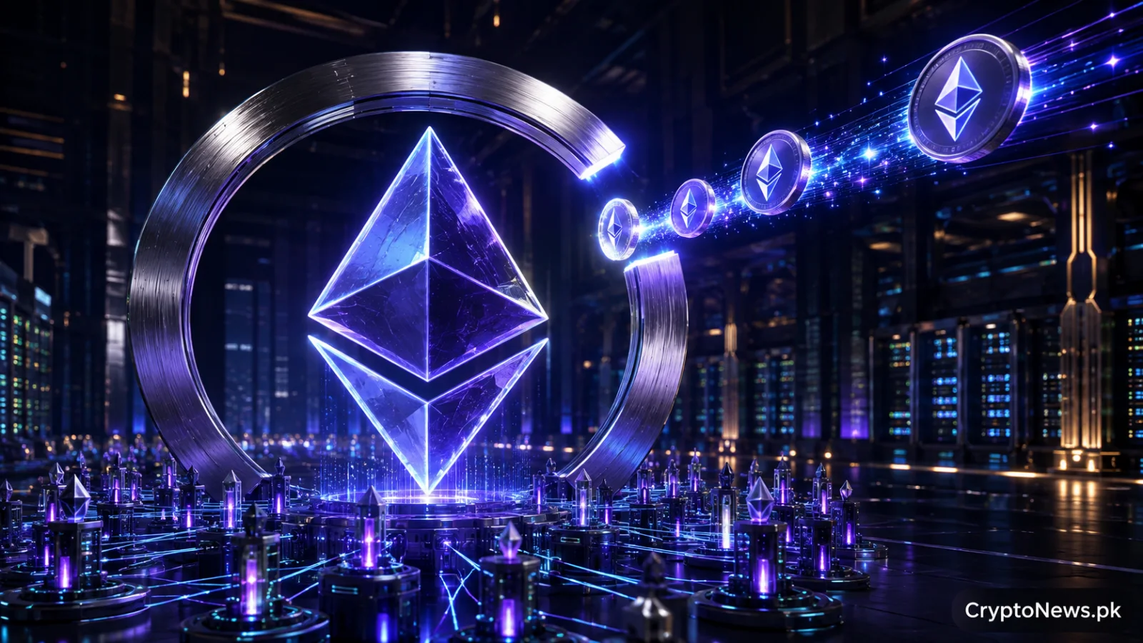 BitMine’s Ethereum holdings approach its five-percent supply target as staking expands.