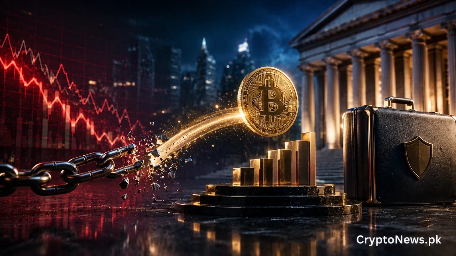 Bitcoin breaks away from falling stock markets as institutional interest strengthens, illustrating BlackRock’s view that BTC’s decoupling could improve its role as a portfolio diversifier.