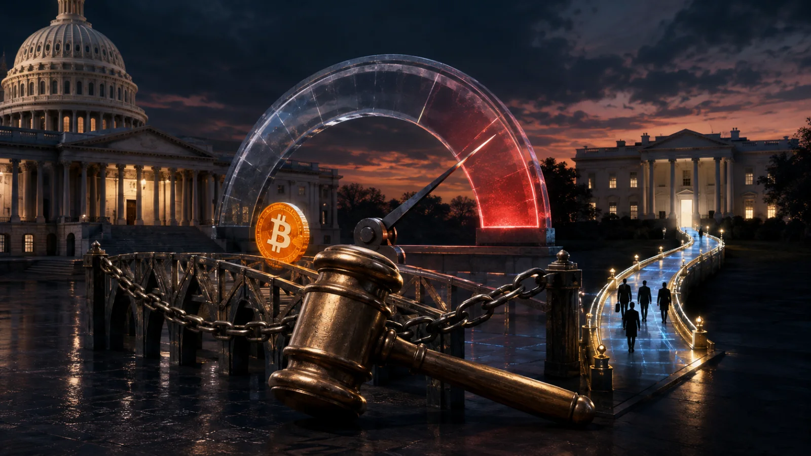The CLARITY Act faces dwindling passage odds as crypto leaders seek White House intervention.