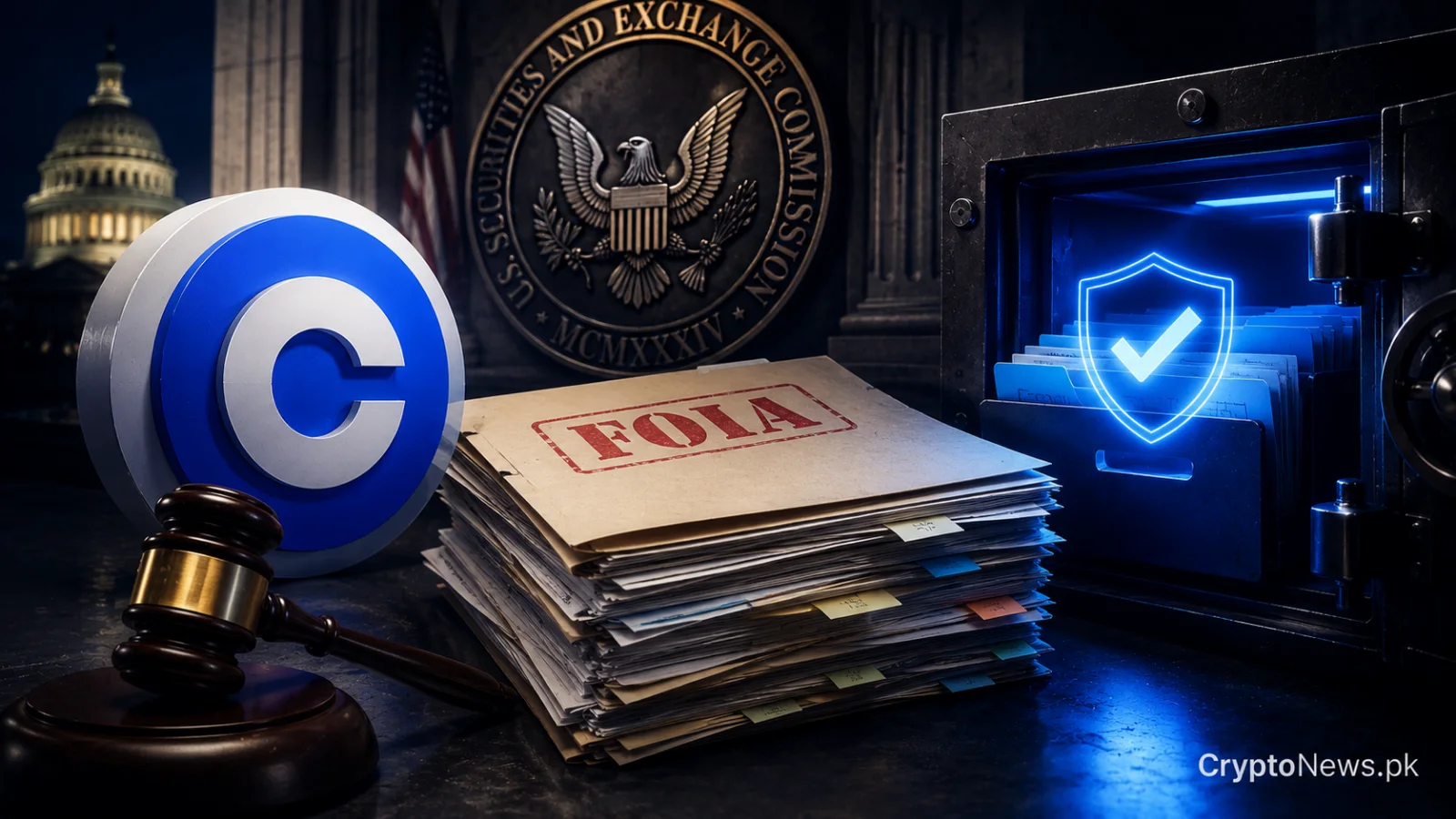 Coinbase legal victory over missing SEC records and regulatory transparency reforms.