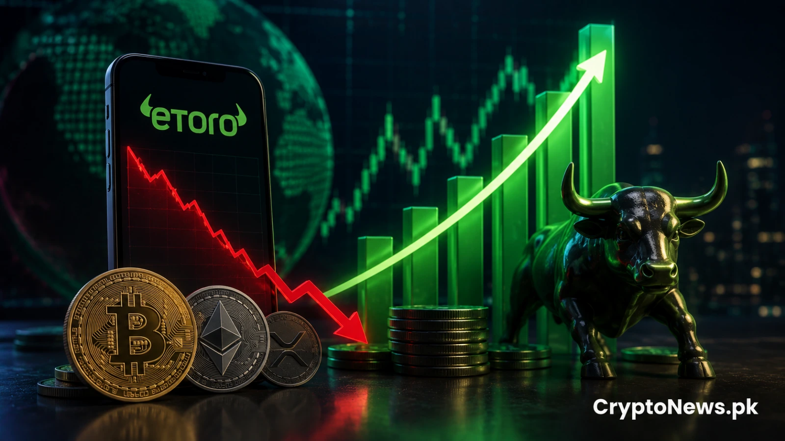 eToro کی کرپٹو آمدنی میں کمی کا موازنہ مجموعی منافع میں اضافے اور امریکہ میں توسیعی حکمت عملی سے کیا گیا ہے۔