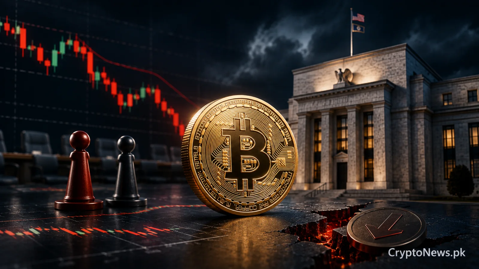 Bitcoin testing key support as Federal Reserve dissent raises uncertainty over future interest-rate policy.