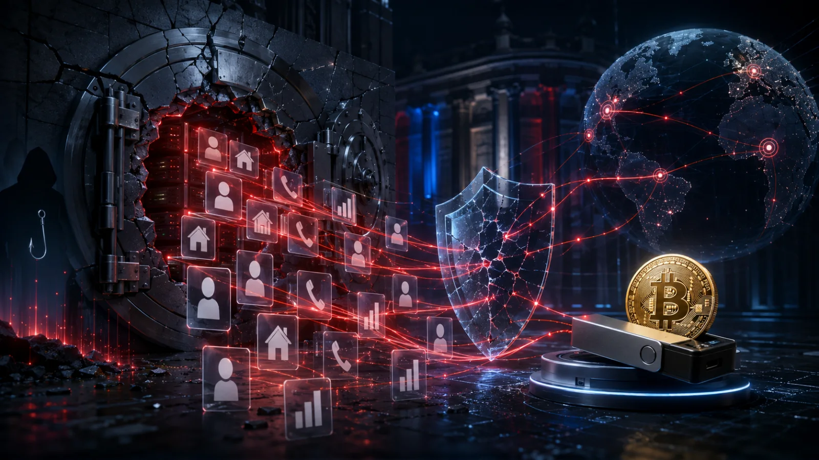 Stolen French tax data exposes crypto holders to phishing and targeted cyberattacks worldwide.