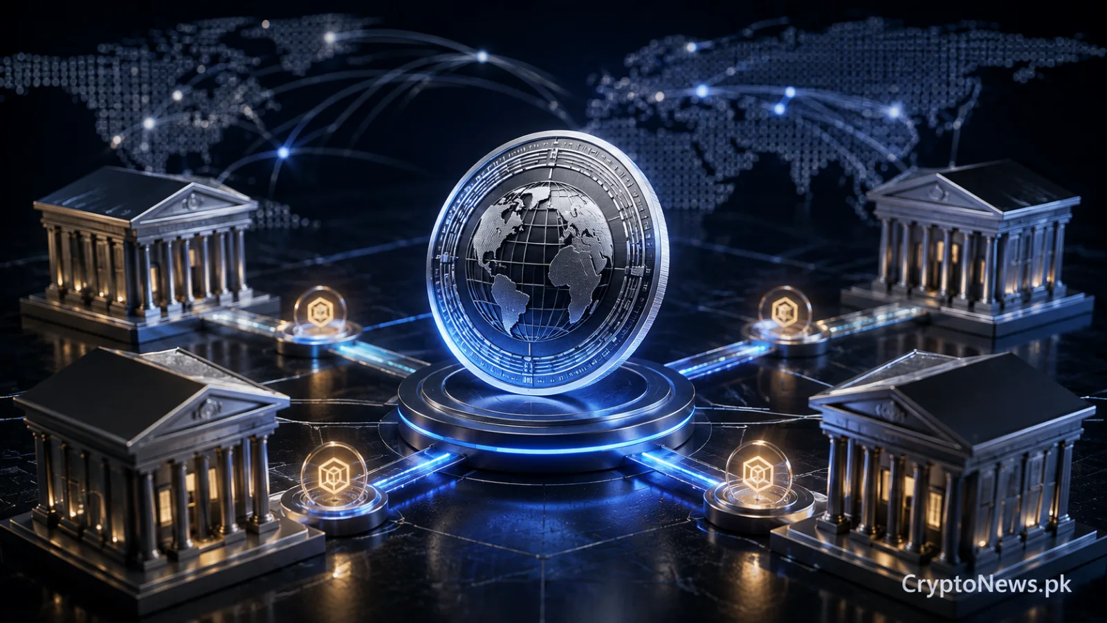 Tokenized central bank reserves connecting global banks through the BIS Project Agorá unified settlement ledger.