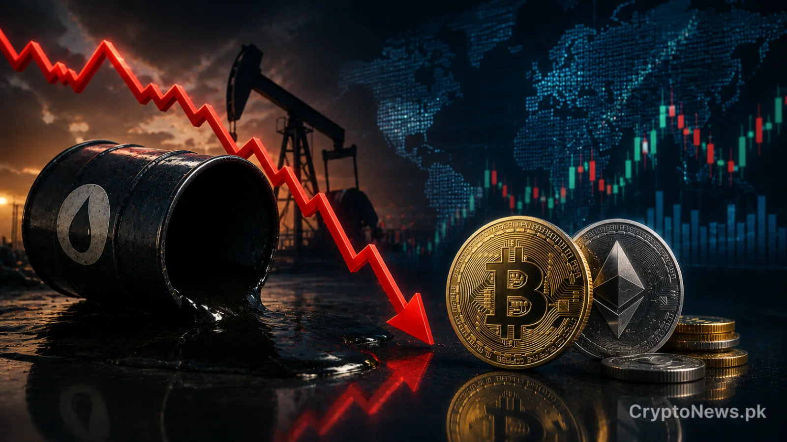 Global Market Shifts: Oil Price Declines and Their Ripple Effects on Crypto and Tech