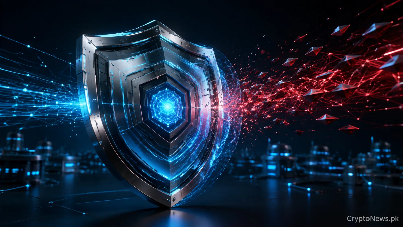 مصنوعی ذہانت سے چلنے والے سائبر حملوں کی لہر کو روکتی ہوئی ایک مضبوط ڈیجیٹل ڈھال
