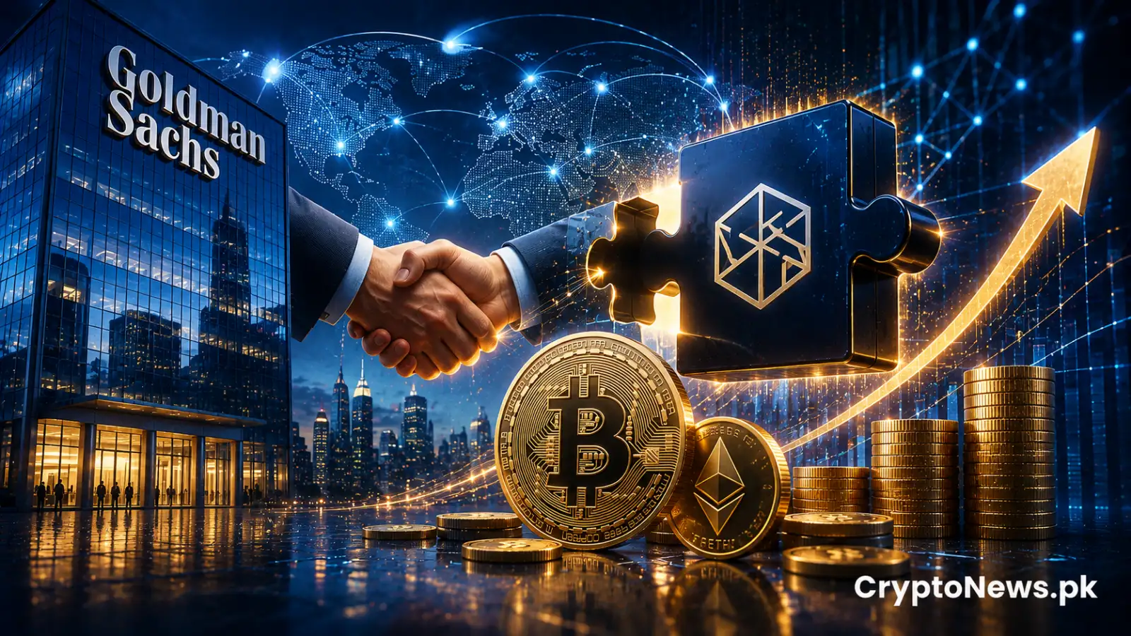 Goldman Sachs expands into Bitcoin and Ethereum ETFs through its $2.25 billion acquisition of Neos Investments.