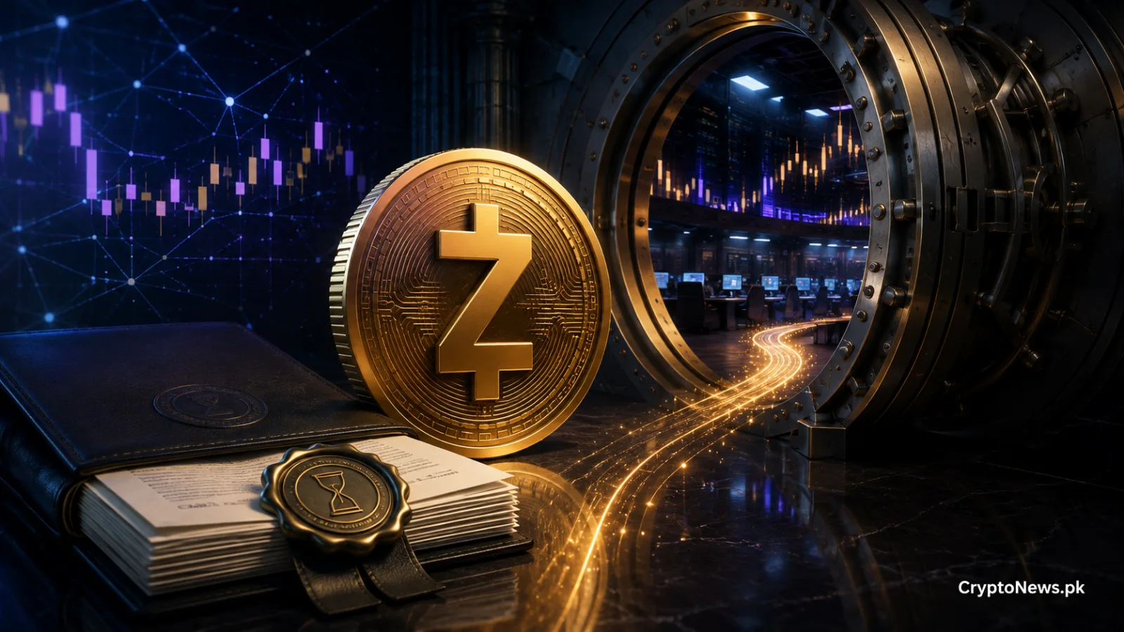 ریگولیٹری فائلنگ اور جزوی طور پر کھلے ادارہ جاتی ای ٹی ایف والٹ کے ساتھ Zcash سکہ