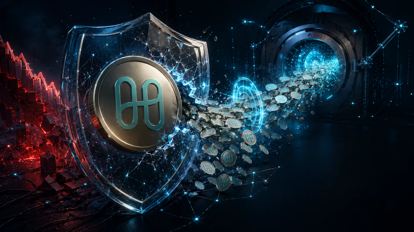 Harmony’s shattered security shield releases unauthorized ONE tokens as the market plunges.