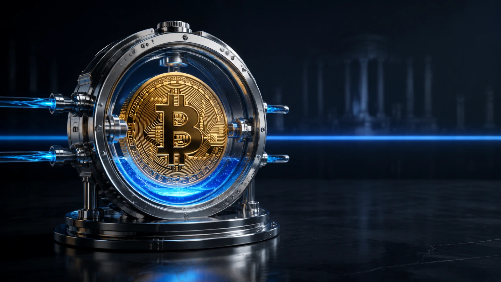 Bitcoin secured in a liquidity chamber as MicroStrategy raises cash through a major share sale.