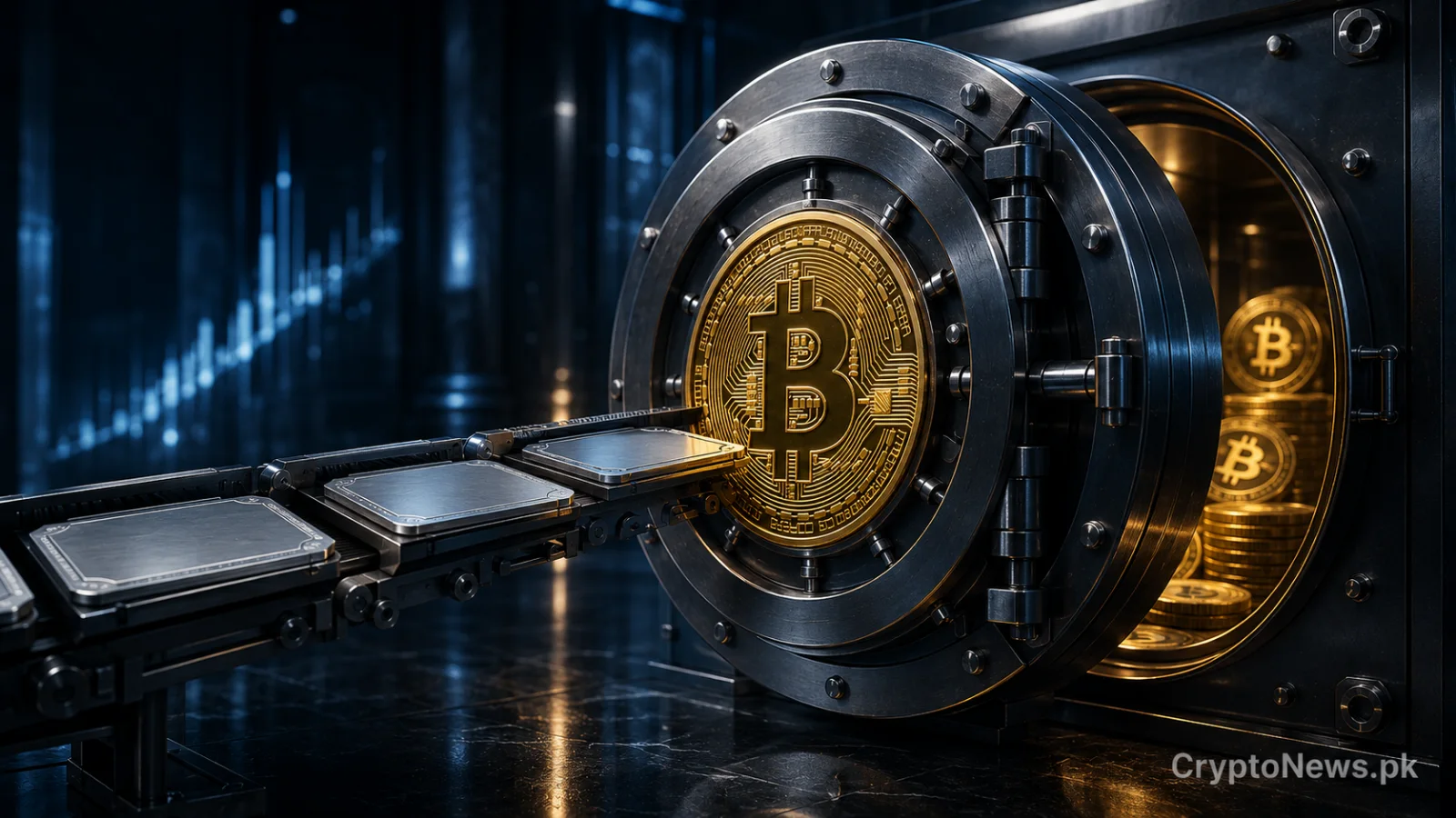 حکمت عملی اسٹاک فروخت کی آمدنی کو ایک وسیع ہوتے ہوئے ادارہ جاتی Bitcoin ریزرو میں تبدیل کرتی ہے۔