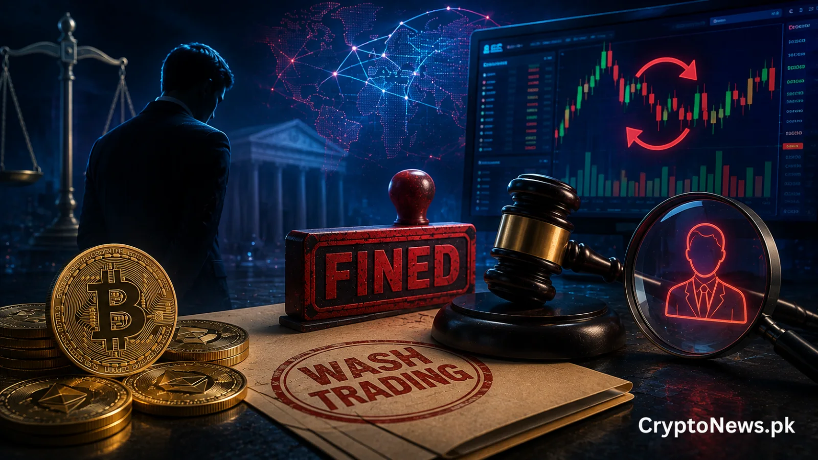 MyTrade founder fined following a crypto wash-trading investigation into artificially inflated trading volumes and market manipulation.