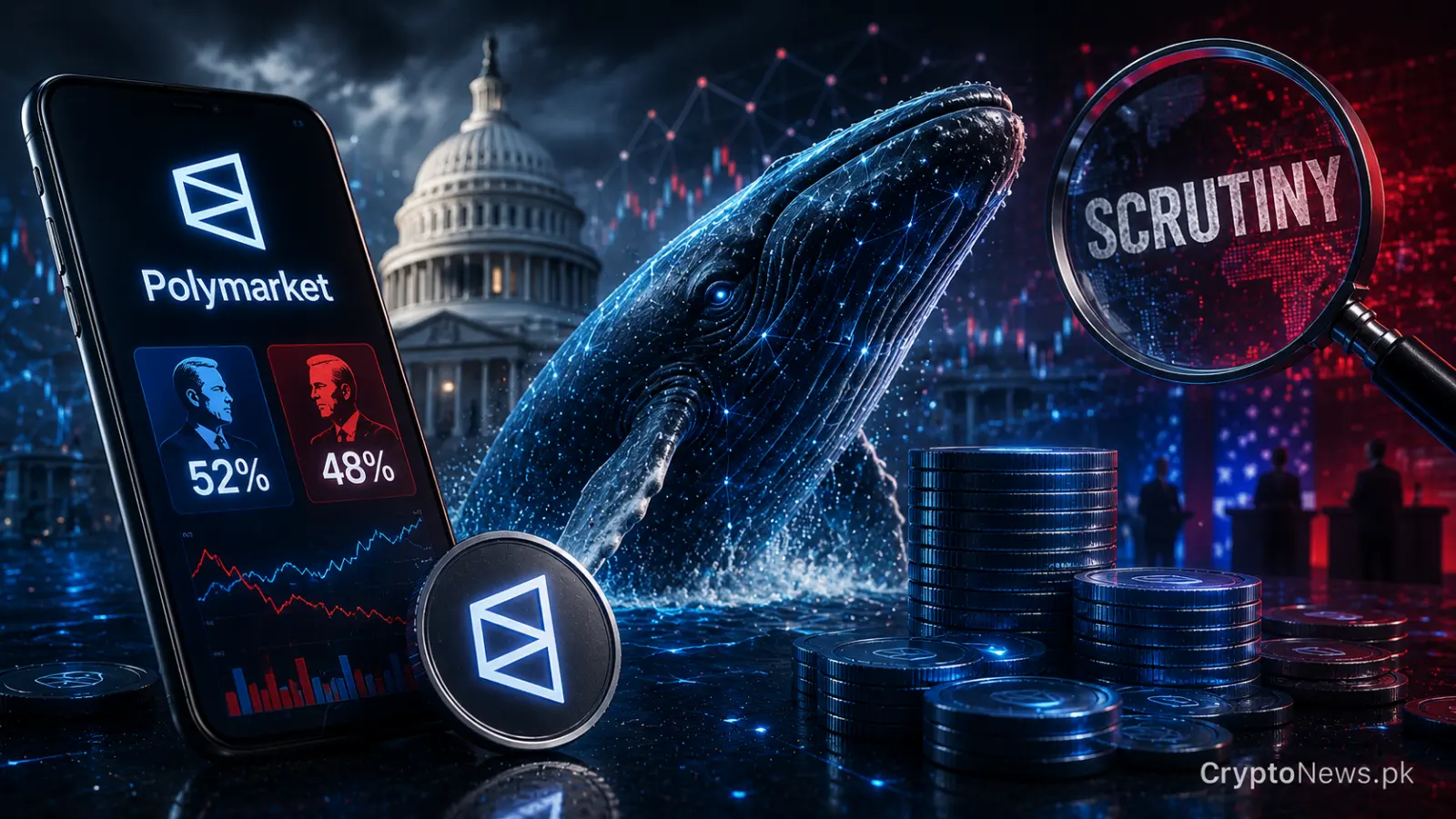 Crypto whale activity and anonymous election bets facing increased prediction-market scrutiny