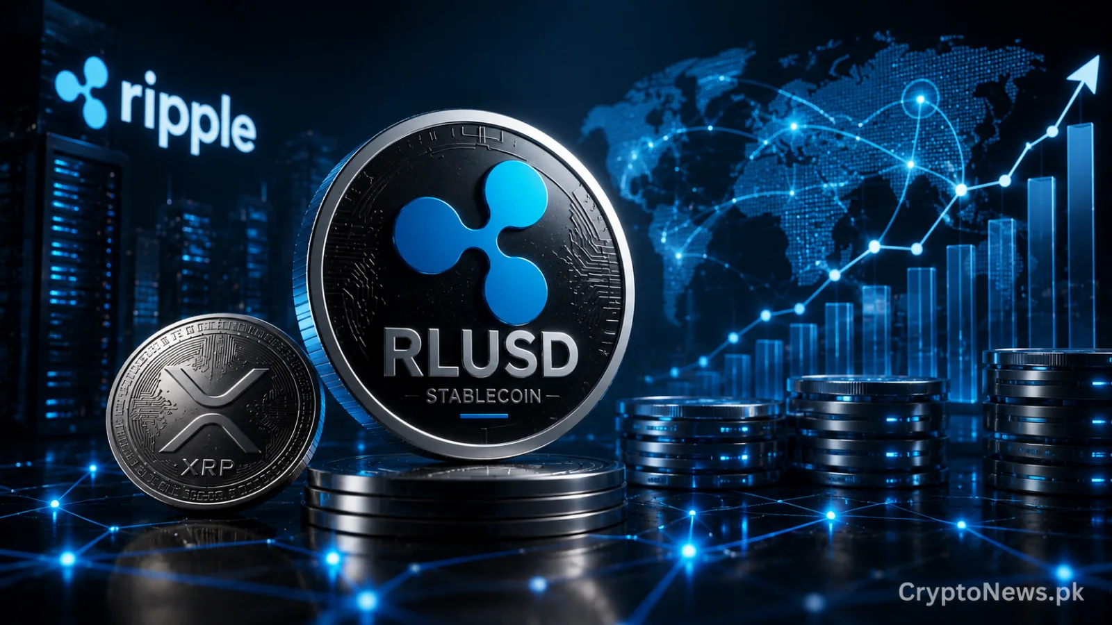 Metallic RLUSD-inspired stablecoin connected to institutional blockchain infrastructure and global settlement networks