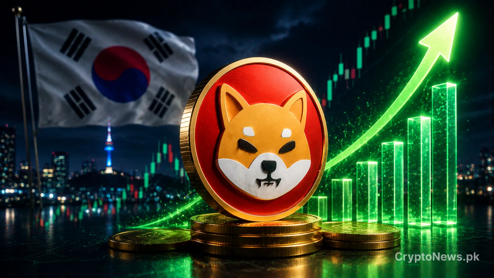 Shiba Inu Experiences Sudden 36 Percent Surge Driven by South Korean Trading Activity