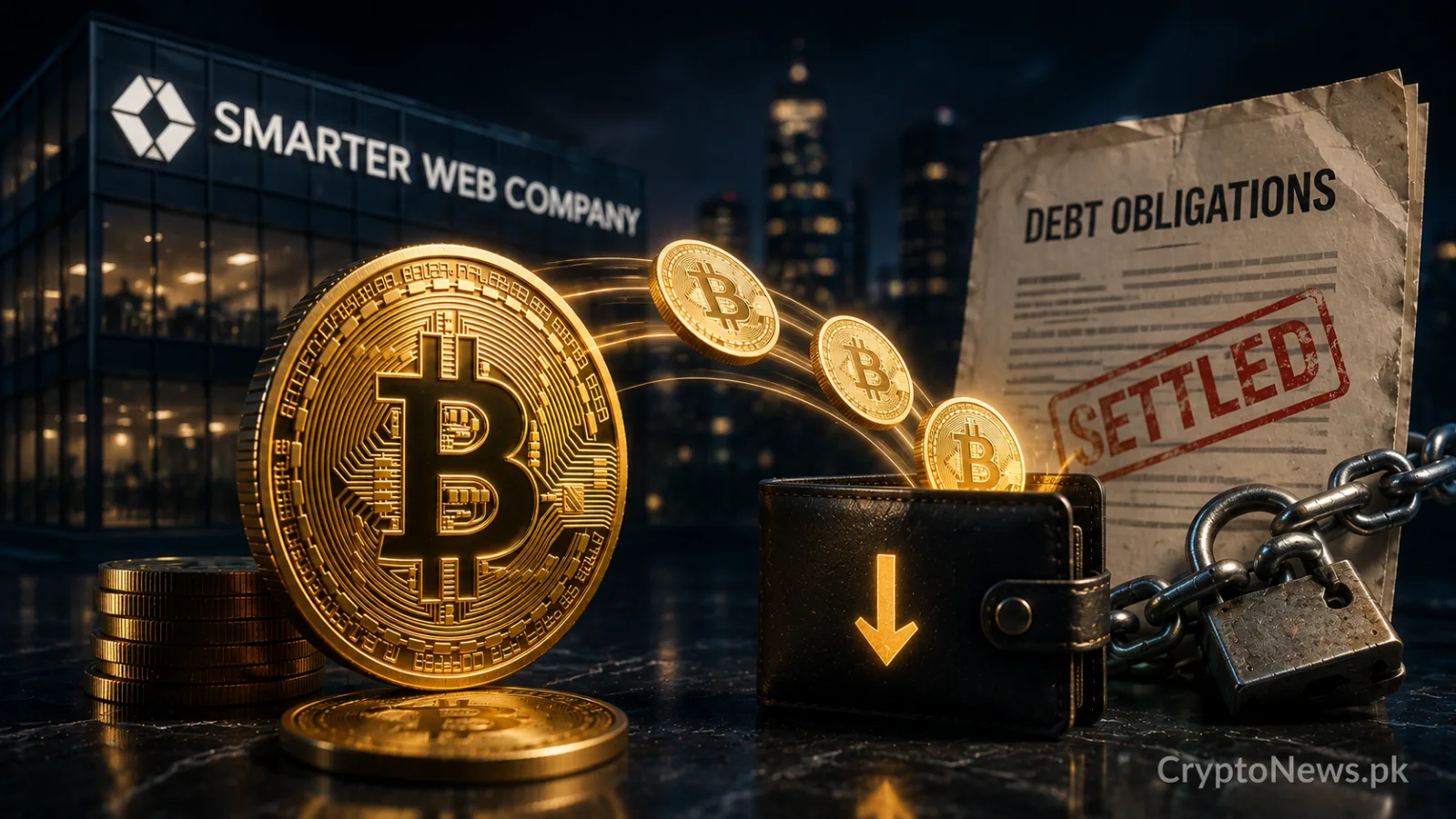 Bitcoin reserves being converted into corporate liquidity to repay debt while preserving the company’s remaining treasury.