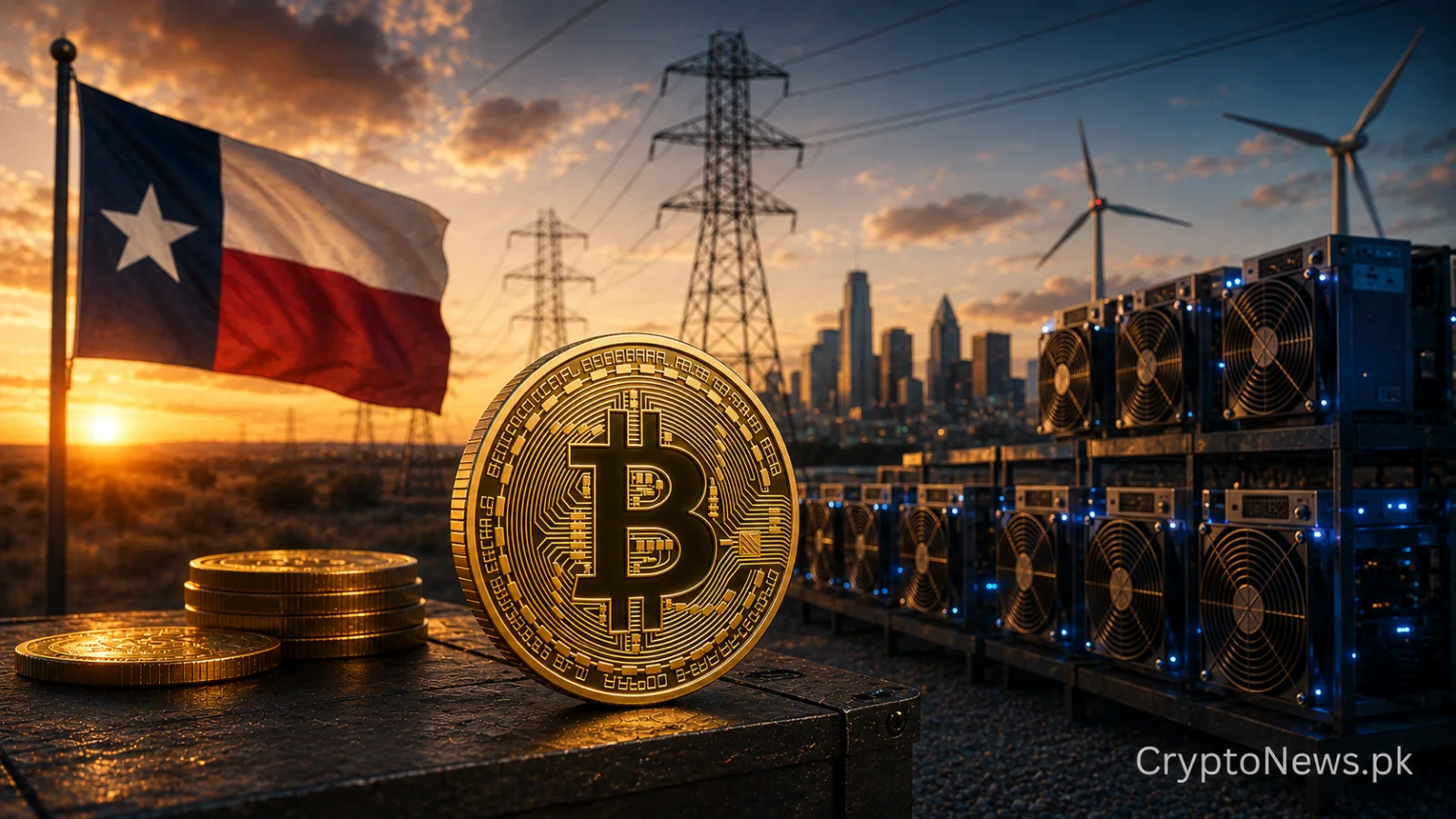 Established Bitcoin mining operations in Texas continuing under a temporary grid-related moratorium on new data centers.