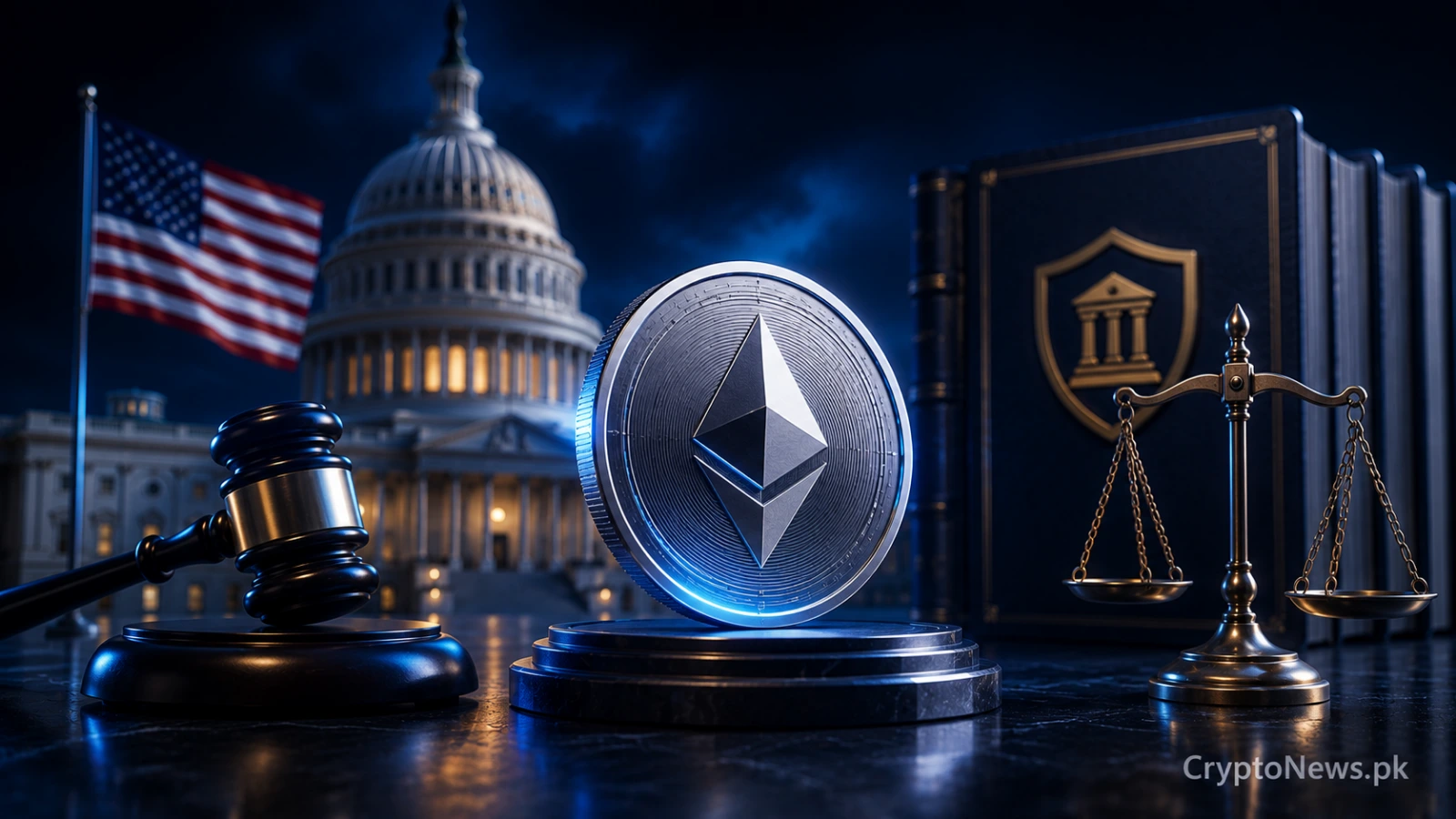 US lawmakers advancing crypto market legislation through a revised ethics compromise for the CLARITY Act.